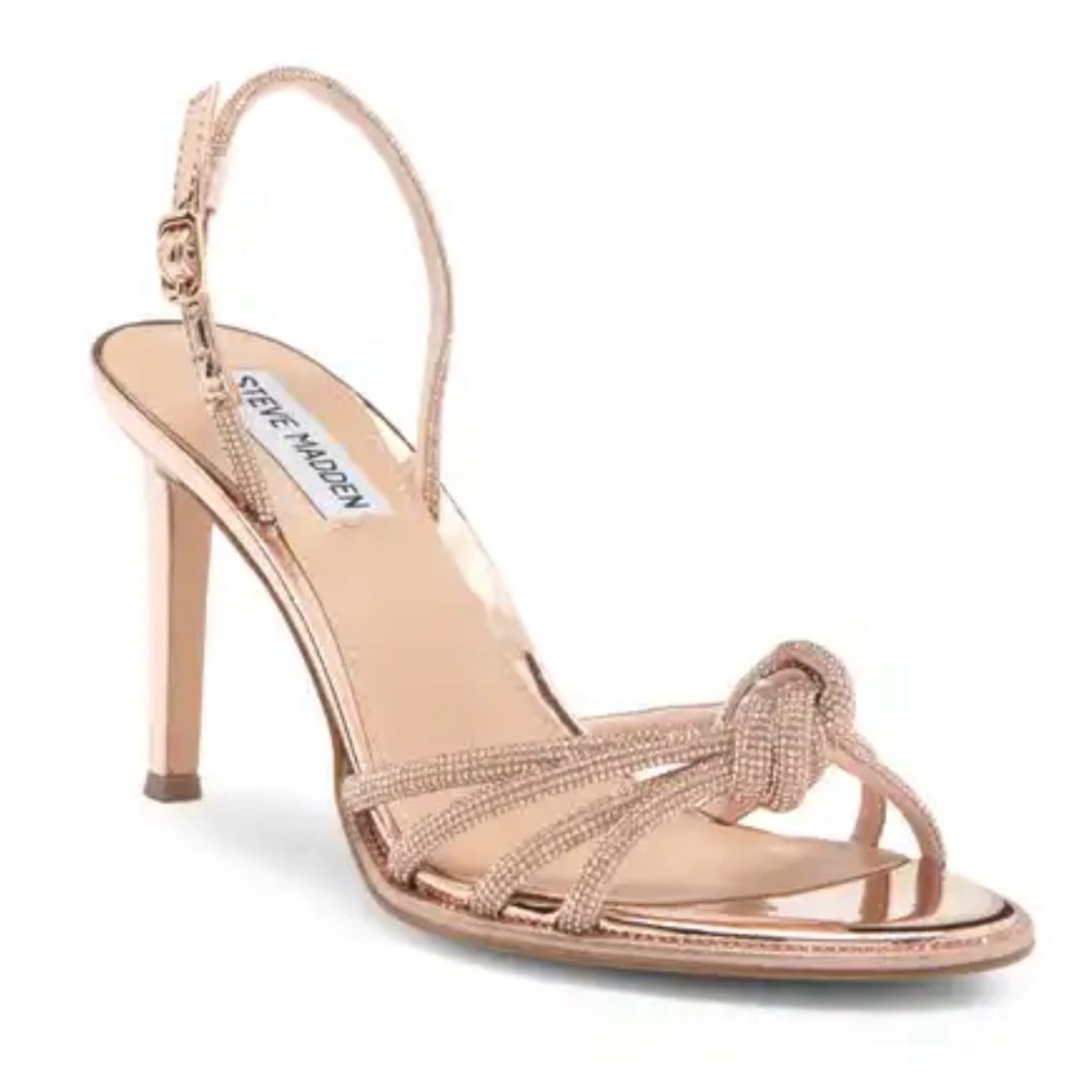 Nordstrom Metallic Strappy Heels